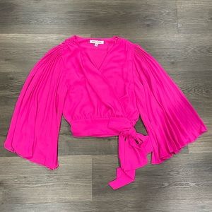 Jealous tomato white bell sleeves top